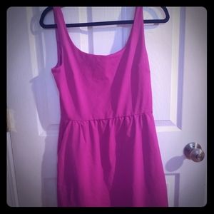 Cynthia Rowley pink dress with pockets!